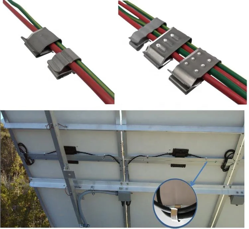 Solar panel cable clips projects Solar panel cable clips projects
